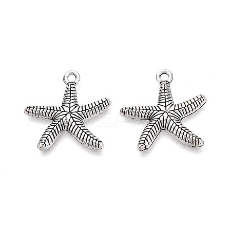 Tibetan Style Alloy Pendants TIBEP-T054-09AS-1