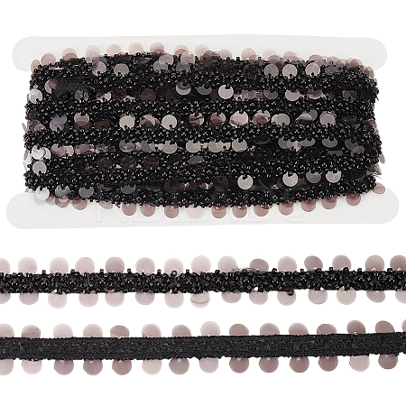5 Yards Paillette with Glass Seed Bead Ribbons OCOR-BC0007-67A-1