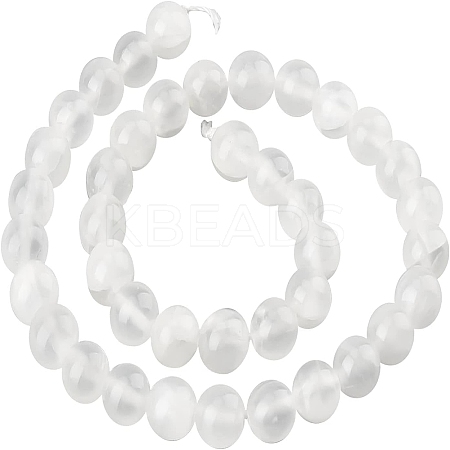 1 Strand Natural Selenite Beads Strands G-CA0001-78D-1