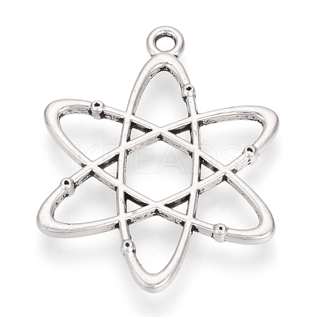 Tibetan Style Alloy Pendants TIBE-S309-13AS-NR-1