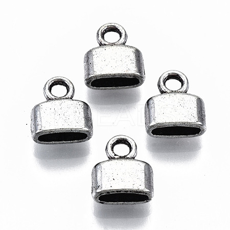 Tibetan Style Alloy Metal Cord Ends TIBE-N011-030AS-RS-1