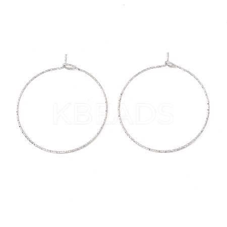 316 Surgical Stainless Steel Hoop Earrings Findings STAS-D183-02P-03-1