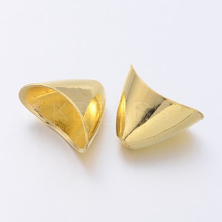 Tibetan Style Alloy Triangle Apetalous Bead Cones LS-TIBE-5212-G-LF-1