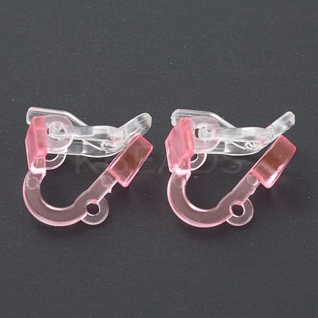 Eco-friendly Plastic Clip-on Earring Findings KY-G013-01A-1