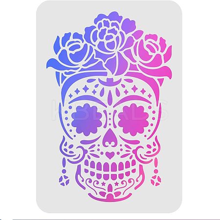 Large Plastic Reusable Drawing Painting Stencils Templates DIY-WH0202-089-1