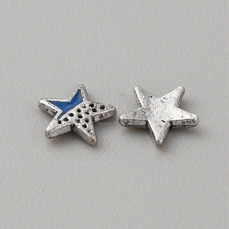 Tibetan Style Alloy Cabochons MRMJ-WH0075-97I-1
