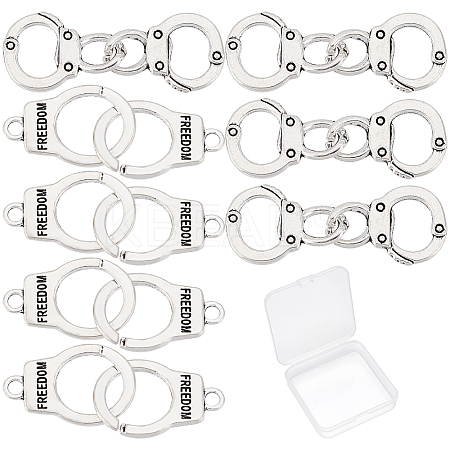40Pcs 2 Style Tibetan Style Alloy Connector Charms TIBE-SC0001-62-1