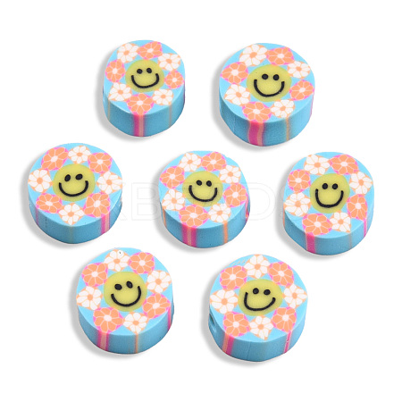 Handmade Polymer Clay Beads CLAY-T019-14E-1