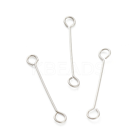 Non-Tarnish 316 Surgical Stainless Steel Eye Pins LS-X-STAS-P277-A01-P-1