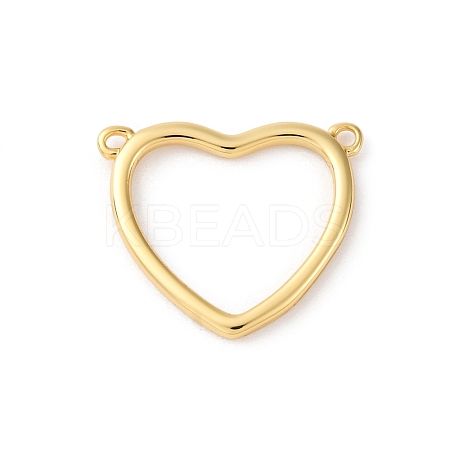 Brass Connector Charms KK-V016-11G-1