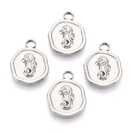 Non-Tarnish 304 Stainless Steel Pendants STAS-F282-07P-1