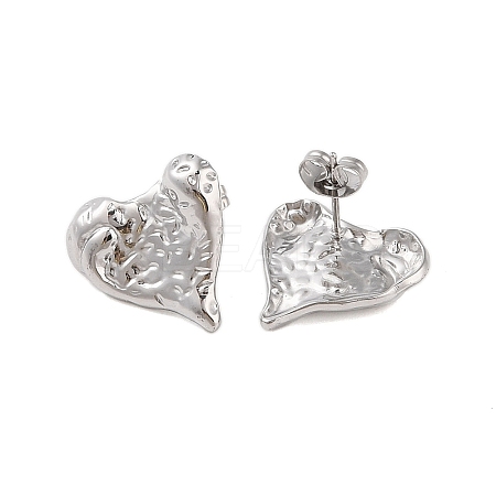 Non-Tarnish 304 Stainless Steel Earrings STAS-S125-07P-1