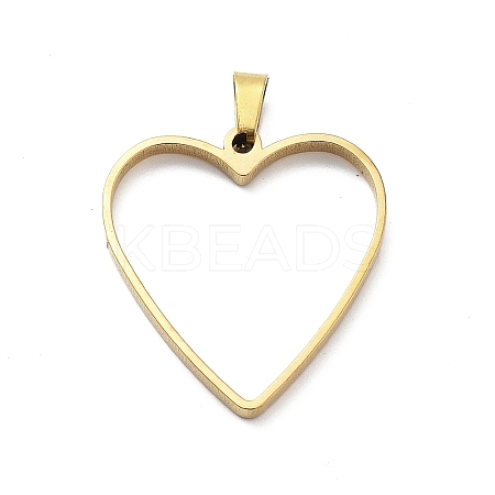 304 Stainless Steel Open Back Bezel Pendants LS-STAS-Z091-05G-09-1