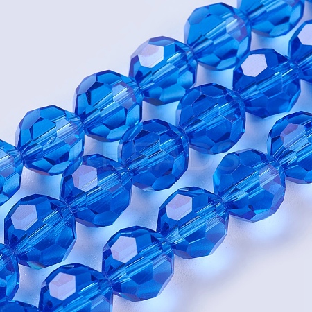 Imitation Austrian Crystal Bead Strands G-M181-8mm-13A-1