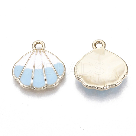 Alloy Pendants X-ENAM-S119-031B-1