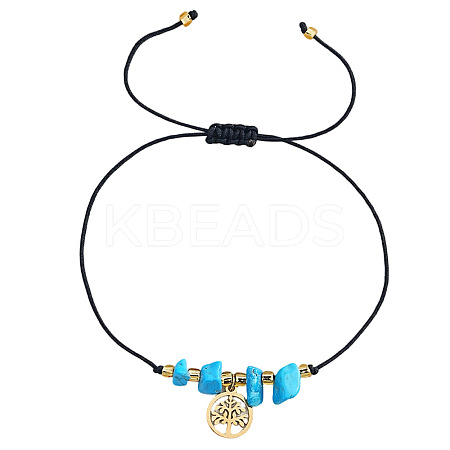 304 Stainless Steel & Brass Charm Bracelets KD3071-1-1