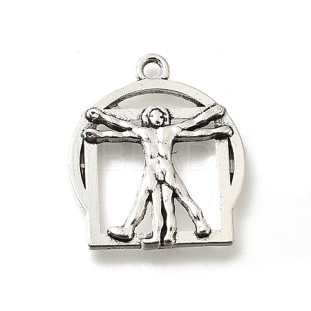 Tibetan Style Alloy Pendants FIND-G078-18AS-1