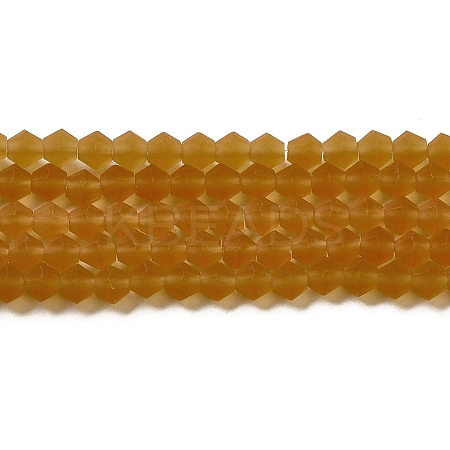 Imitate Austrian Crystal Frosted Glass Beads Strands LS-EGLA-A039-T3mm-MD28-1
