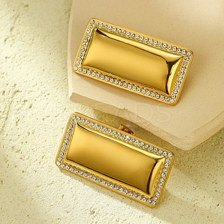 304 Stainless Steel Stud Earrings EJEW-Z063-07G-02-1