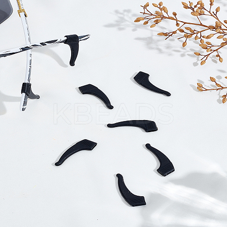 10 Pairs Silicone Eyeglasses Ear Grip SIL-LP0001-26A-1