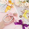 26Pcs Acrylic & Polyester Bowknot & Alloy Enamel Pendant Decoration HJEW-PH01949-3