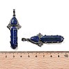 Natural Lapis Lazuli Sword Big Pendants G-Q163-08AS-02-3