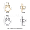 PVD Vacuum Plating 304 Stainless Steel Toggle Clasps STAS-UN0010-31-2