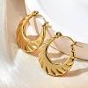304 Stainless Steel Hoop Earrings for Women EJEW-L296-079G-2