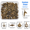 60Pcs Tibetan Style Alloy Pendants FIND-SP0004-07AB-2