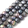 Dyed Natural Cultured Freshwater Pearl Beads Strands PEAR-A006-09E-2
