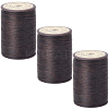 3 Rolls Flat Waxed Polyester Thread String YC-CL0001-02B-7