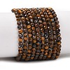 Natural Tiger Eye Beads Strands G-B190-B03-4mm-2