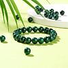 100Pcs 8mm Natural Malachite Round Beads DIY-LS0002-33-6