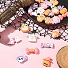 22Pcs 11 Styles Halloween Theme Opaque Resin Decoden Cabochons CRES-FS0001-15-10