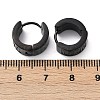 304 Stainless Steel Polishing Effect Hoop Earrings EJEW-M001-39EB-5