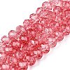 Transparent Glass Beads Strands GLAA-T023-8mm-A13-1