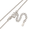 Brass Ball Chain Necklaces for Women NJEW-U011-12P-2