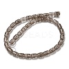 Transparent Crackle Glass Beads Strands GLAA-NH0001-04E-2