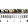 Handmade Lampwork Chevron Beads Strands LAMP-K041-01A-06-5