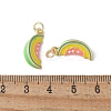 Brass Enamel Pendants KK-D336-06G-02-3