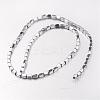 Electroplate Non-magnetic Synthetic Hematite Bead Strands G-F300-40B-01-2