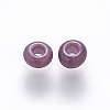 6/0 Baking Paint Glass Round Seed Beads SEED-S036-01C-18-2