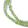 Electroplate Glass Beads Strands EGLA-H107-01A-A01-2