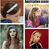 10Pcs 10 Style Wide Stretch Sparkling Headband OHAR-GF0001-27-5
