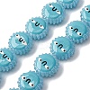 Fuuny Baking Paint Glass Enamel Beads LAMP-Q045-01D-3