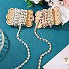 2Pcs 2 Colors Flower Iron Rhinestone Cup Chains FIND-TA0008-01-7