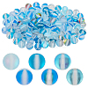 120Pcs 6 Colors Synthetic Moonstone Beads Strands G-OC00005-21-1