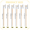 6Pcs 6 Styles Bristle Hair Painting Brush AJEW-WR0003-75-2