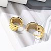 304 Stainless Steel Hoop Earrings for Women EJEW-C096-57G-5