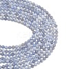 Natural Blue Lace Agate Beads Strands G-C280-B07-8mm-5